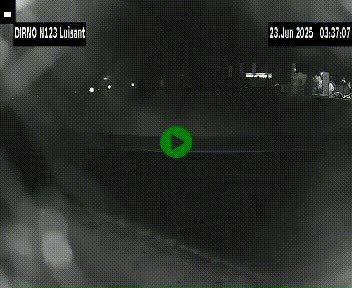 Webcam en périphérie de Chartres sur la N123, à hauteur de Luisant. Vue orientée vers Chartres