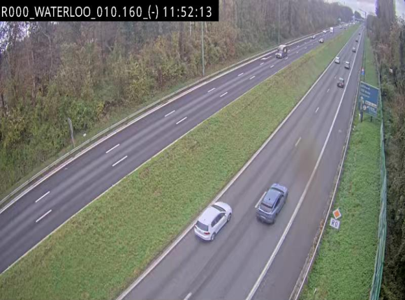 Webcam autoroute Belgique - Waterloo - R0 (ring de Bruxelles) - BK 12.3