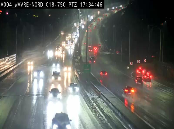 Webcam traffic E411(A4) - BK 18.7 - Bierges (Wavre Nord)