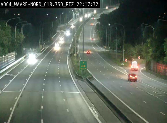 Webcam traffic E411(A4) - BK 18.7 - Bierges (Wavre Nord)