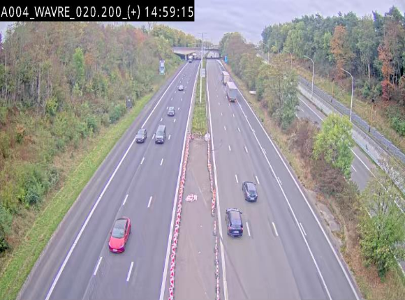 Webcam @ Wavre-sud KP 19.6, A4/E411