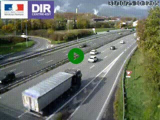 Caméra routière à hauteur de la sortie 15 Chambéry-centre au PK 4,103 en direction d'Albertville