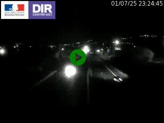 Caméra autoroute à Saint-Etienne (Les Littes) à hauteur du Ikea Saint-Etienne sur l'A72 en direction de Roanne