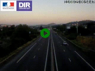Caméra autoroute à Saint-Etienne (Les Littes) à hauteur du Ikea Saint-Etienne sur l'A72 en direction de Roanne