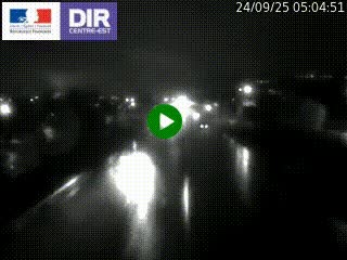 Caméra autoroute à Saint-Etienne (Les Littes) à hauteur du Ikea Saint-Etienne sur l'A72 en direction de Roanne