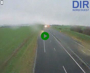 Webcam sur A84 à hauteur de l'échangeur de Poilley avec la N175, au sud d'Avranches