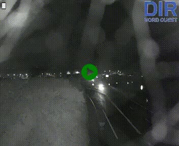 Webcam au début de l'A84 sur le périphérique Ouest de Caen (N814) à hauteur de la sortie 9, Porte de Bretagne