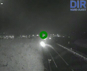 Webcam au début de l'A84 sur le périphérique Ouest de Caen (N814) à hauteur de la sortie 9, Porte de Bretagne