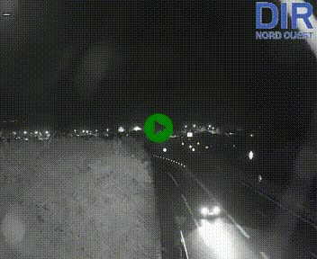 Webcam au début de l'A84 sur le périphérique Ouest de Caen (N814) à hauteur de la sortie 9, Porte de Bretagne