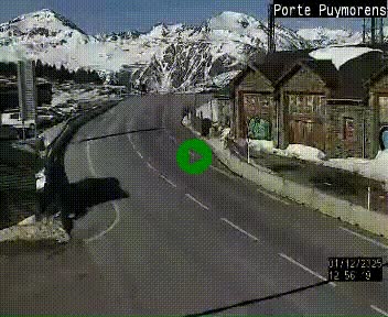 Webcam Col du Puymorens sur N320, en direction de Pas de la Casa (Andorre)