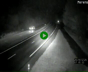 Webcam Ax-les-Thermes sur N20, en direction d'Andorre