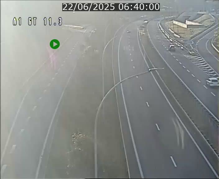 Traffic live webcam Luxembourg Senningerberg - A1 direction Allemagne - BK 11.3