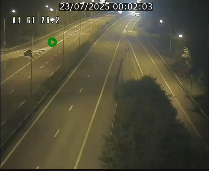Traffic live webcam Luxembourg Grevenmacher - A1 direction Allemagne - BK 26.2