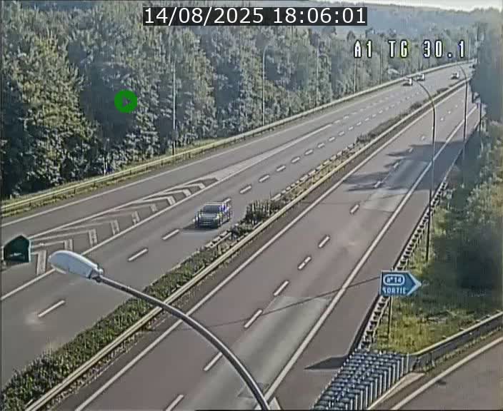 Traffic live webcam Luxembourg Grevenmacher - A1 direction Luxembourg - BK 30.1
