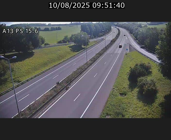 Traffic live webcam Luxembourg Kayl - A13 direction Dudelange - BK 15.6