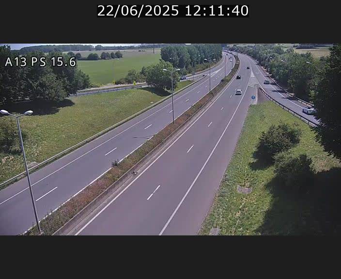 Traffic live webcam Luxembourg Kayl - A13 direction Dudelange - BK 15.6
