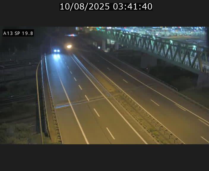 Traffic live webcam Luxembourg Croix de Bettembourg - A13 direction Esch-sur-Alzette - BK 19.8