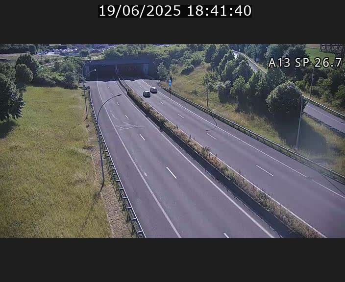 Traffic live webcam Luxembourg Frisange - A13 direction Luxembourg-ville - BK 26.7