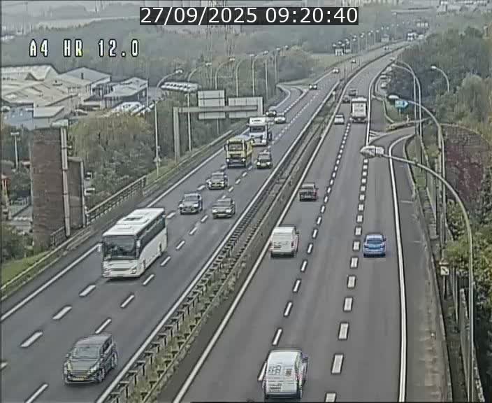 Traffic live webcam Luxembourg Jonction Foetz - A4 - BK 12.0 - direction Esch sur Alzette
