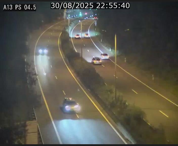 Traffic live webcam Luxembourg Differdange - A13 direction Esch-sur-Alzette - BK 4.5