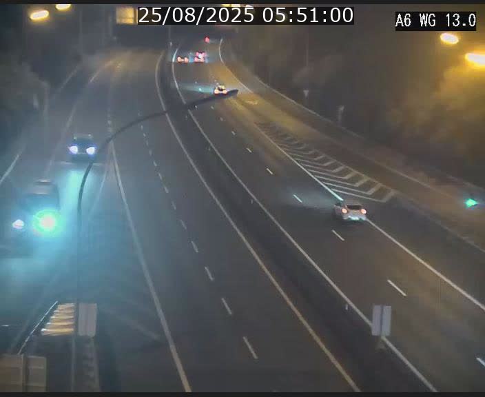 Traffic live webcam Luxembourg Mamer - A6 - BK 13 - direction Luxembourg/France/Allemagne