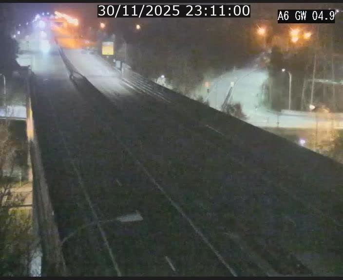 Traffic live webcam Luxembourg Croix de Cessange - A6 - BK 4.9 - direction Belgique