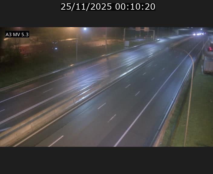 Webcam à l'Aire de Berchem au Luxembourg sur l'A3. Vue orientée vers la France