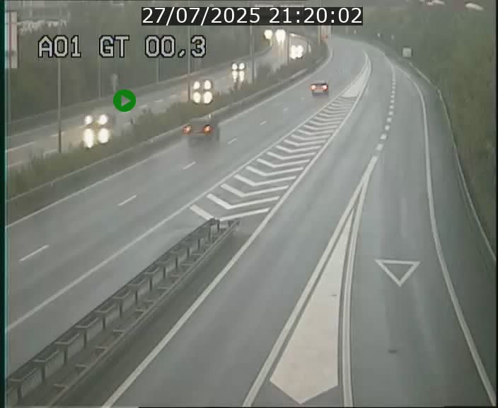 Traffic live webcam Luxembourg Croix de Gasperich - A1 direction Kirchberg - BK 0.3