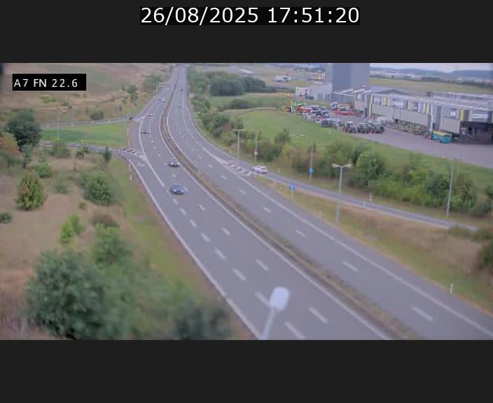 Caméra trafic Luxembourg - A7, Colmar-berg direction Mersch