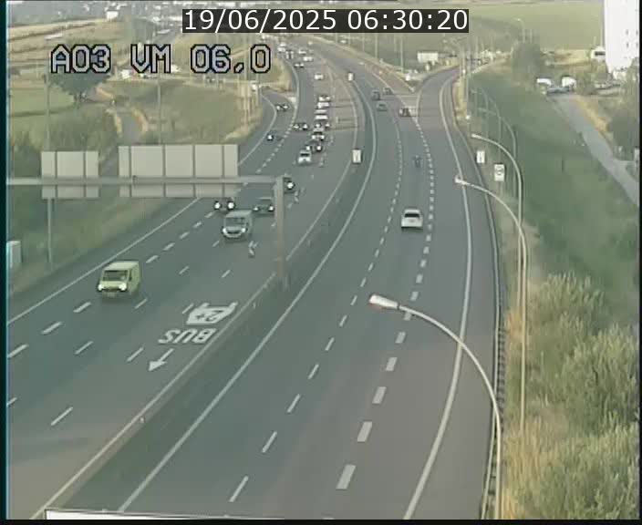 Traffic live webcam Luxembourg Aire de Berchem - A3 - BK 6 - direction France