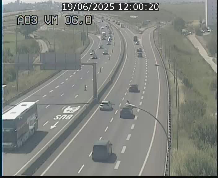 Traffic live webcam Luxembourg Aire de Berchem - A3 - BK 6 - direction France
