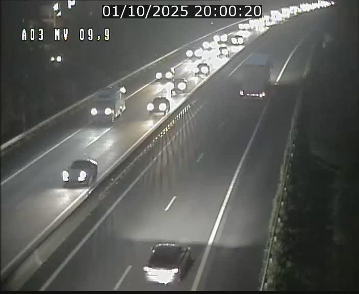 Webcam Autoroute à la Croix de Bettembourg - A3 - BK 9.9 - direction Luxembourg-Ville