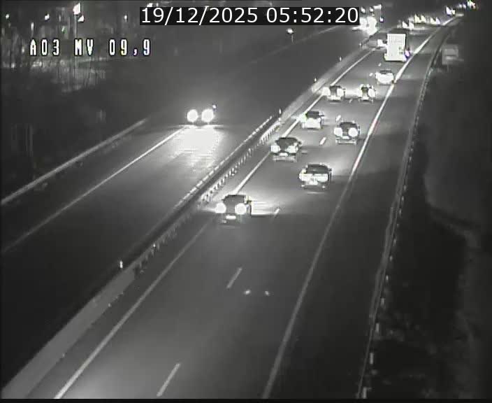 Webcam Autoroute à la Croix de Bettembourg - A3 - BK 9.9 - direction Luxembourg-Ville