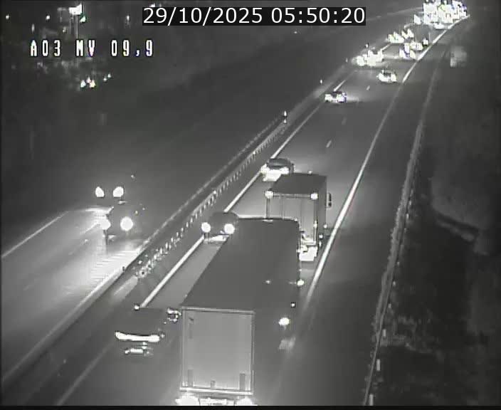 Webcam Autoroute à la Croix de Bettembourg - A3 - BK 9.9 - direction Luxembourg-Ville
