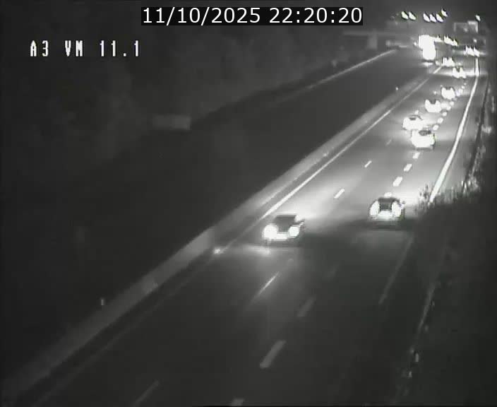 Webcam à la frontière franco-luxembourgeoise, avant la Croix de Bettembourg - BK 11.1 - direction Luxembourg-ville