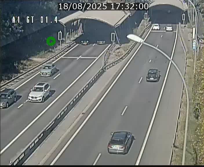 Traffic live webcam Luxembourg Hesperange - A1 direction Kirchberg - BK 1.4