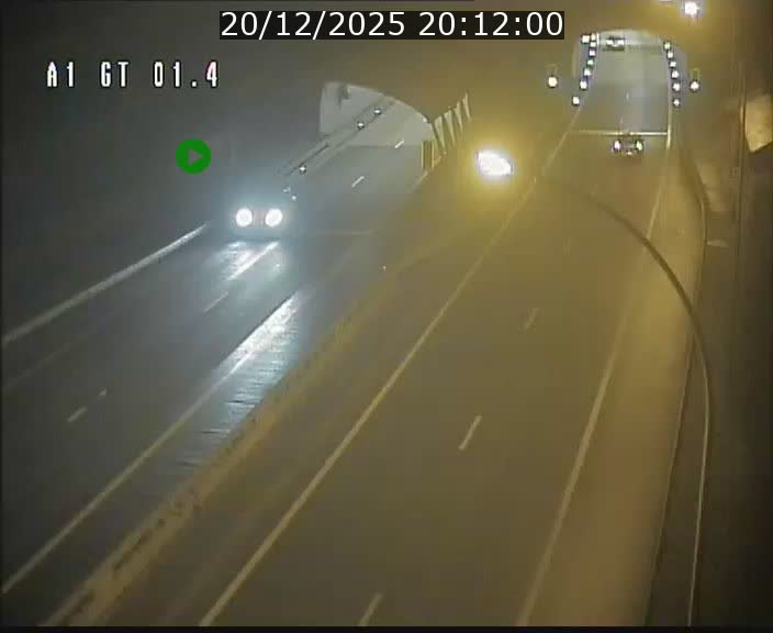 Traffic live webcam Luxembourg Hesperange - A1 direction Kirchberg - BK 1.4