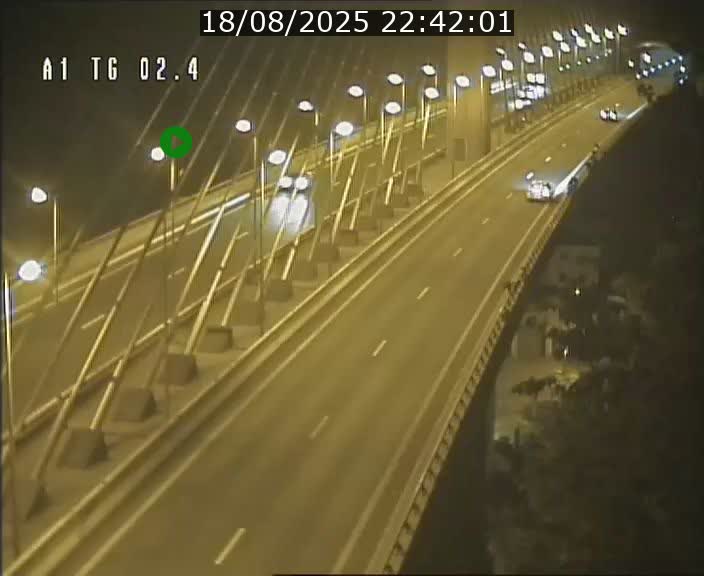 Traffic live webcam Luxembourg Sandweiler - A1 direction Luxembourg-ville - BK 2.4