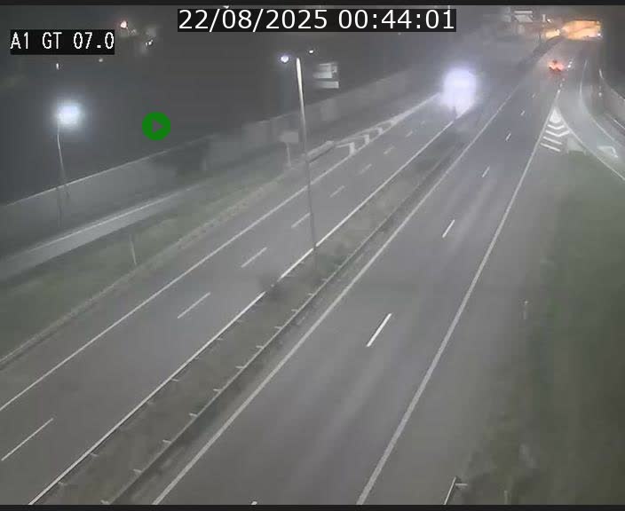 Traffic live webcam Luxembourg Cents - A1 direction Kirchberg - BK 7