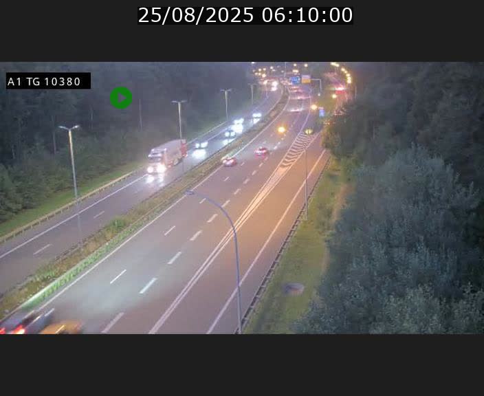 Traffic live webcam Luxembourg Senningerberg - A1 direction Luxembourg Kirchberg - BK 10.3