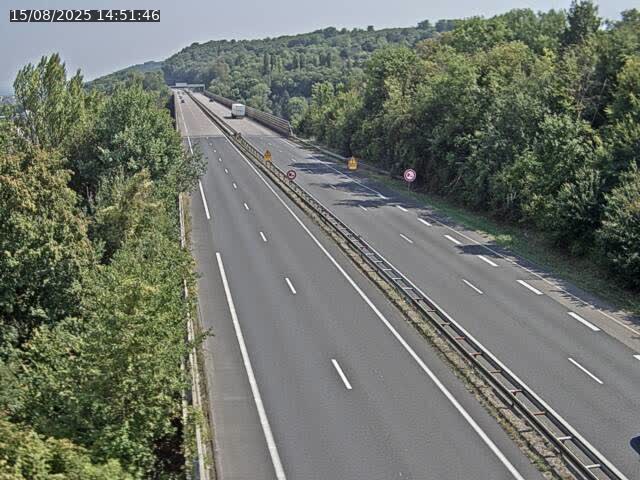 Caméra autoroute France - A30, Hayange direction Metz
