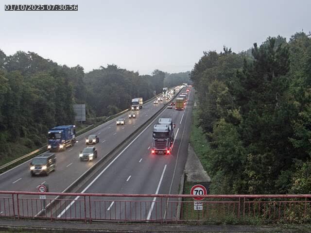 Caméra autoroute France - A33, Houdemont direction Lunéville