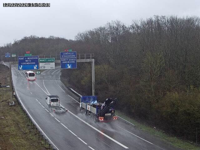 Caméra autoroute France - Biffurcation A31/A33, Laxou direction Nancy