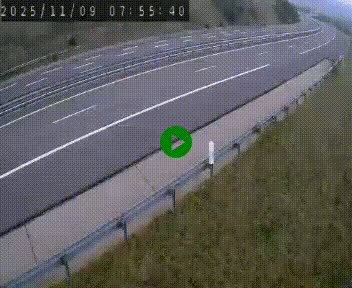 Caméra autoroutière France - A75, Engayresque, entre Millau et Séverac-le-Chateau, en direction de Montpellier