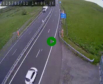 Caméra autoroute A75 à hauteur du col de la Fageole en direction de Clermont-Ferrand