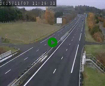 Caméra autoroutière France - A75, Coren, en direction de Montpellier