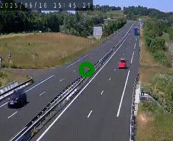 Caméra autoroutière France - A75, Coren, en direction de Montpellier