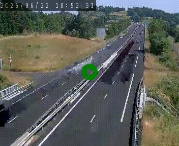 Caméra autoroutière France - A75, Coren, en direction de Montpellier