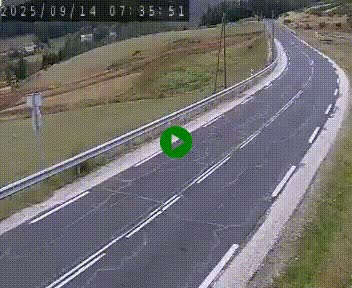 Webcam routière au niveau du col de la Chavade en Ardèche, sur la N102 à 1266 mètres d'altitude