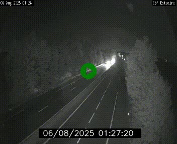Webcam sur le périphérique de Nantes (N844) après la Porte de Bouguenais, à l'ouest de la ville